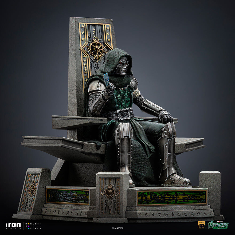Iron Studios | Doctor Doom on Throne | Avengers: Doomsday - Deluxe Art Scale 1/10