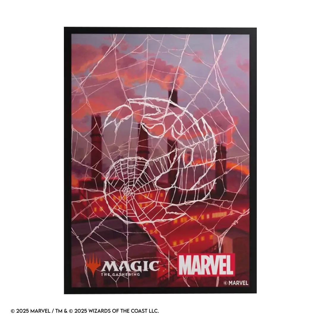 Gamegenic | Magic: The Gathering - Spider-Man / Mountain | Premium Art Sleeves (105 Stück)
