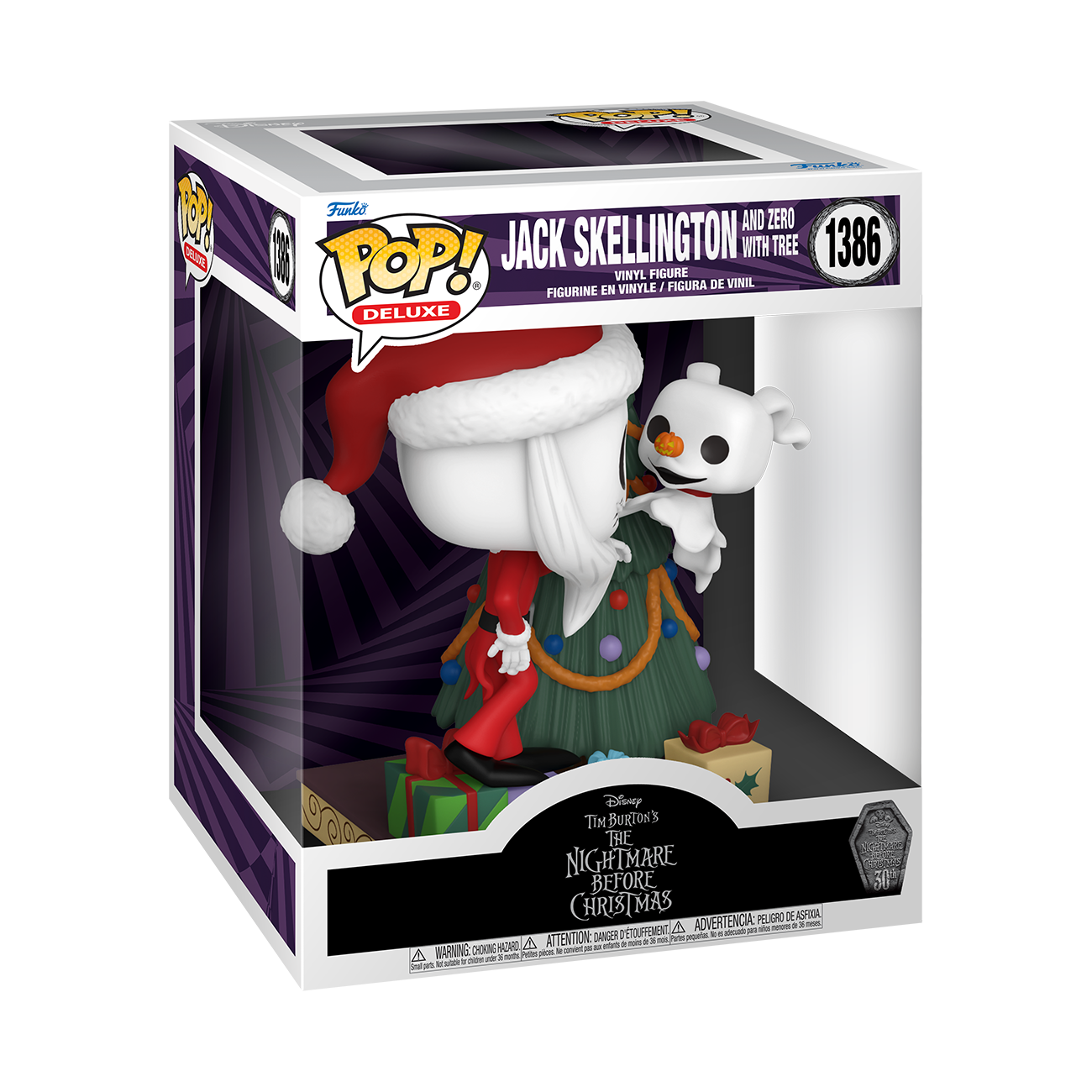 POP! Disney: Jack Skellington & Zero with Tree (30th Anniversary) - The Nightmare Before Christmas