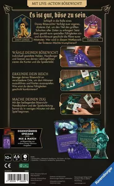 Ravensburger | Disney Villainous Tückische Fluten | Gesellschaftsspiel & Brettspiel