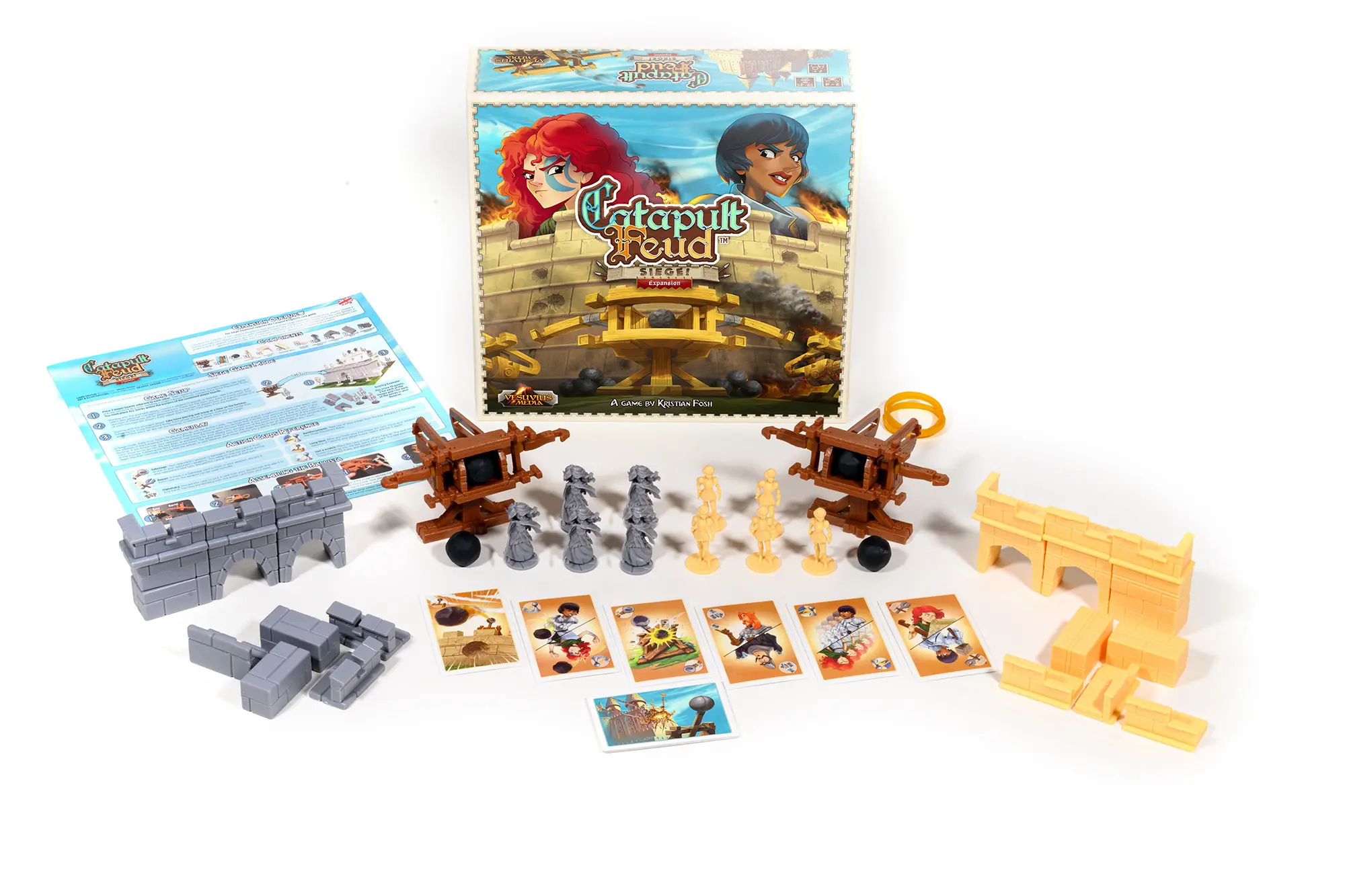 Vesuvius Media: Catapult Feud Siege Exp. - Board Games