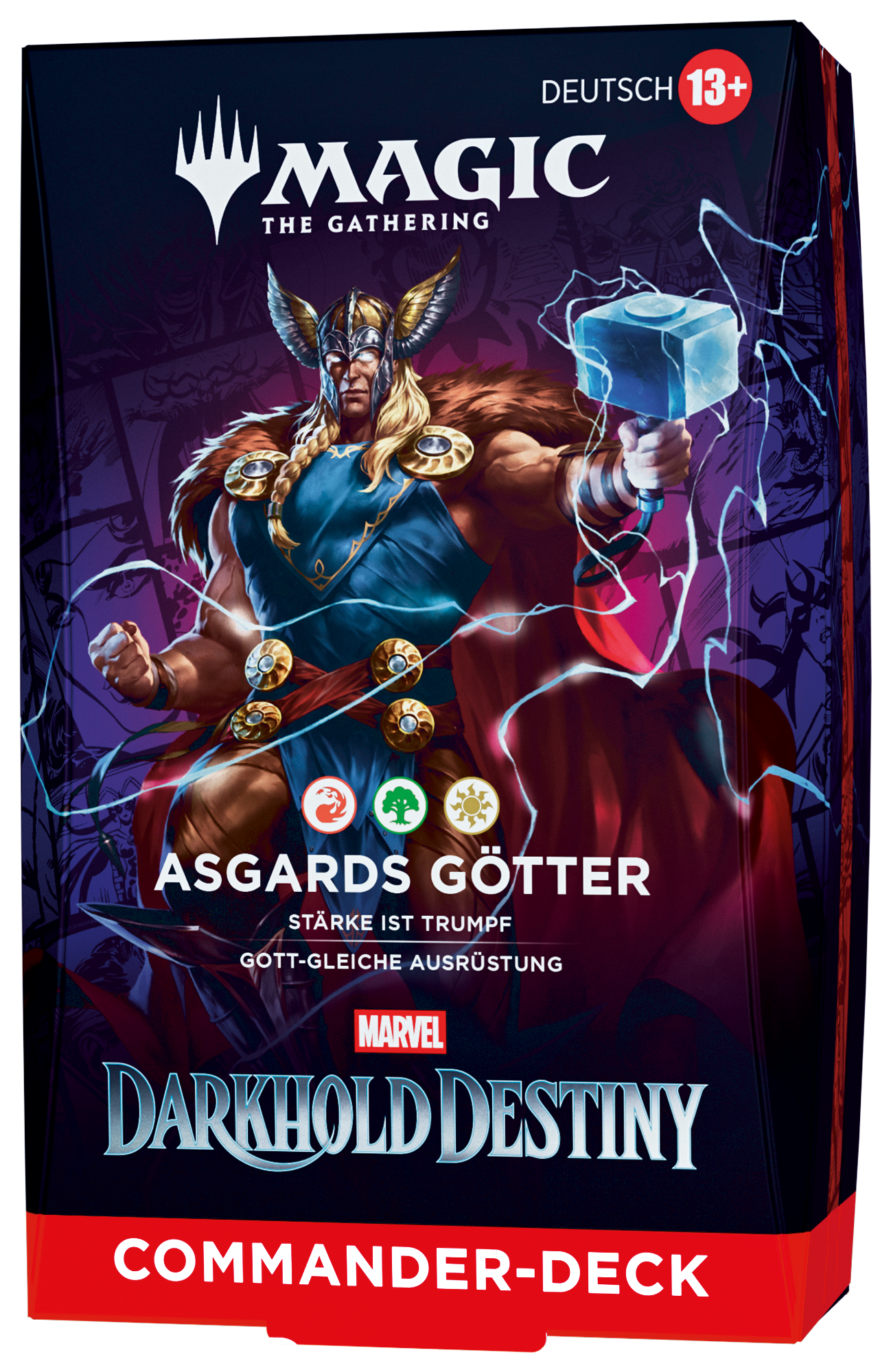 Magic: The Gathering | Marvel Darkhold Destiny | Commander Deck Display (4 Stk.) (DE)