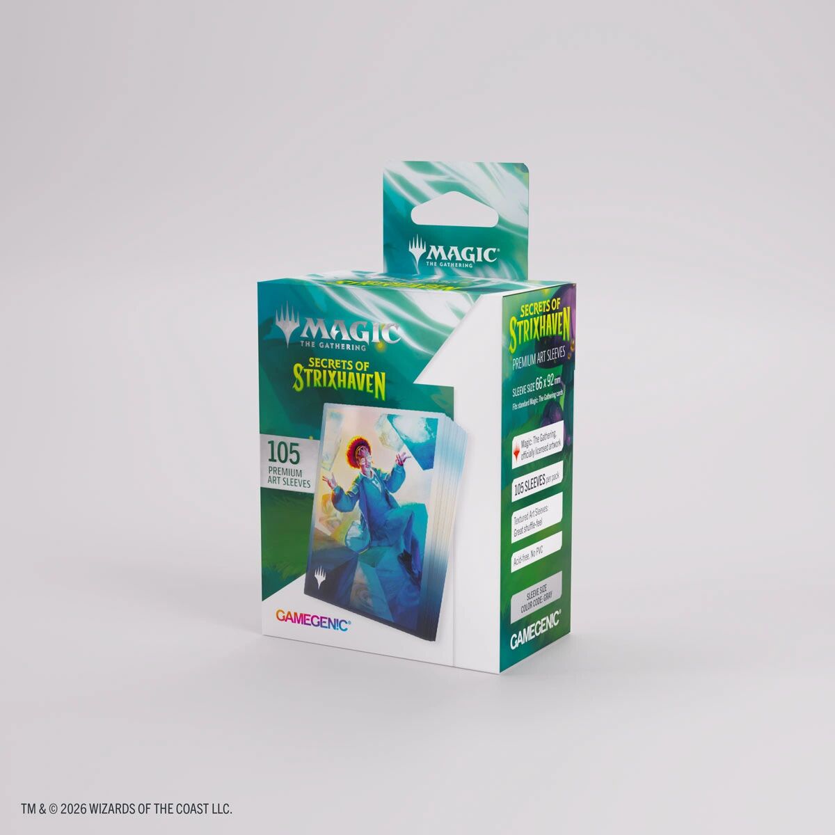 Gamegenic | Secrets of Strixhaven - Zimone, Infinite Analyst | Premium Art Sleeves