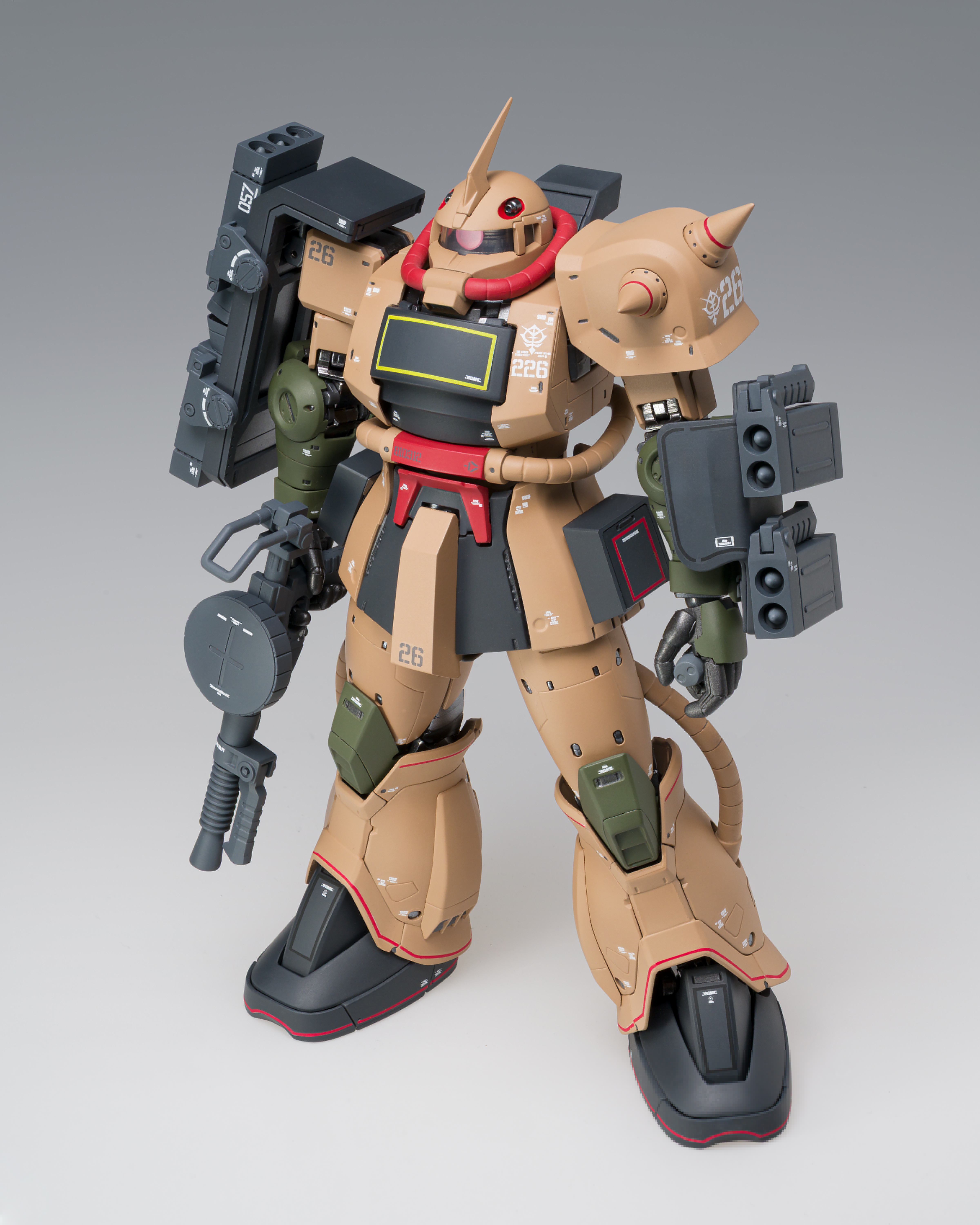 Tamashii Nations | MS-06D Zaku Desert Type Gundam Fix Figuration Metal Composite (18cm) | Gundam