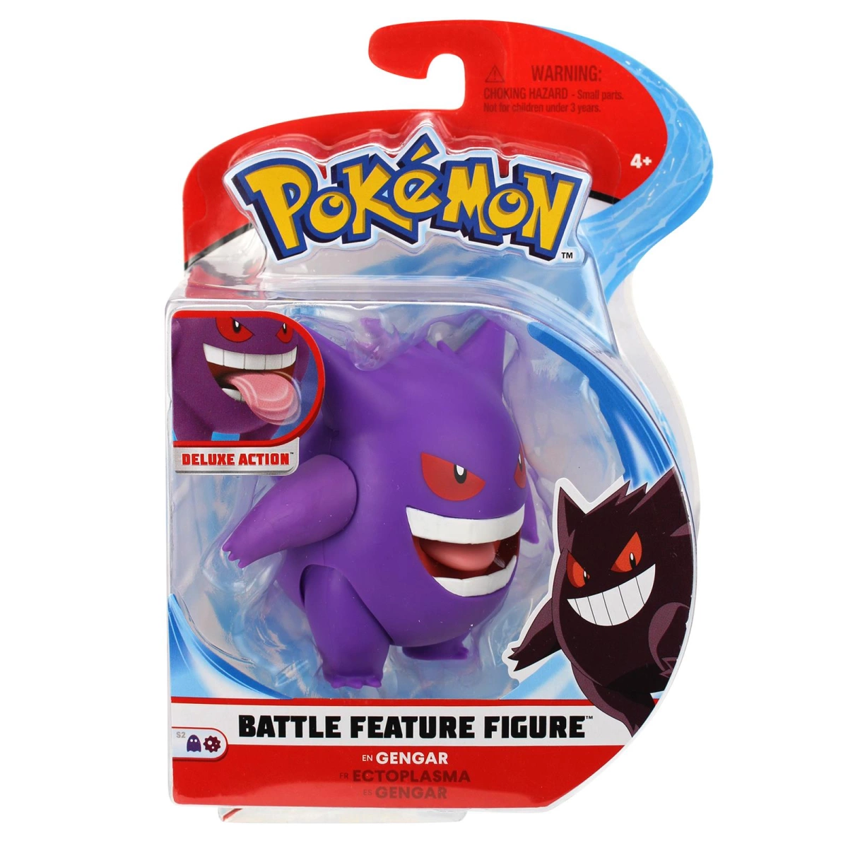 Jazwares: Pokémon Battle Feature Figure Gengar - Battle Figure 12cm