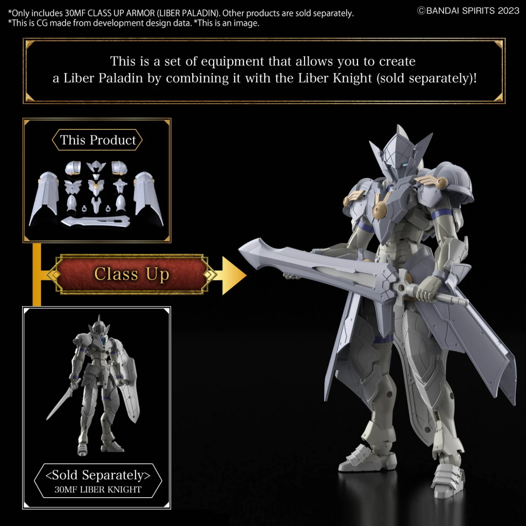 Bandai | 30MF Class Up Armor (Liber Paladin) | (1/144)