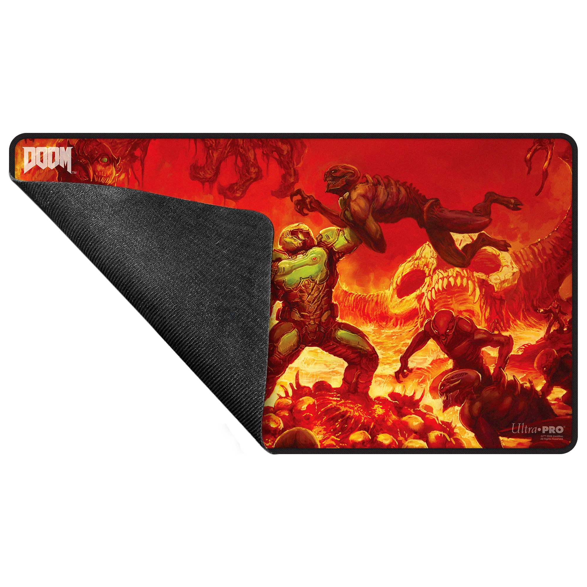 Ultra Pro | DOOM - Creatures of Hell Black-Stitched | Playmat