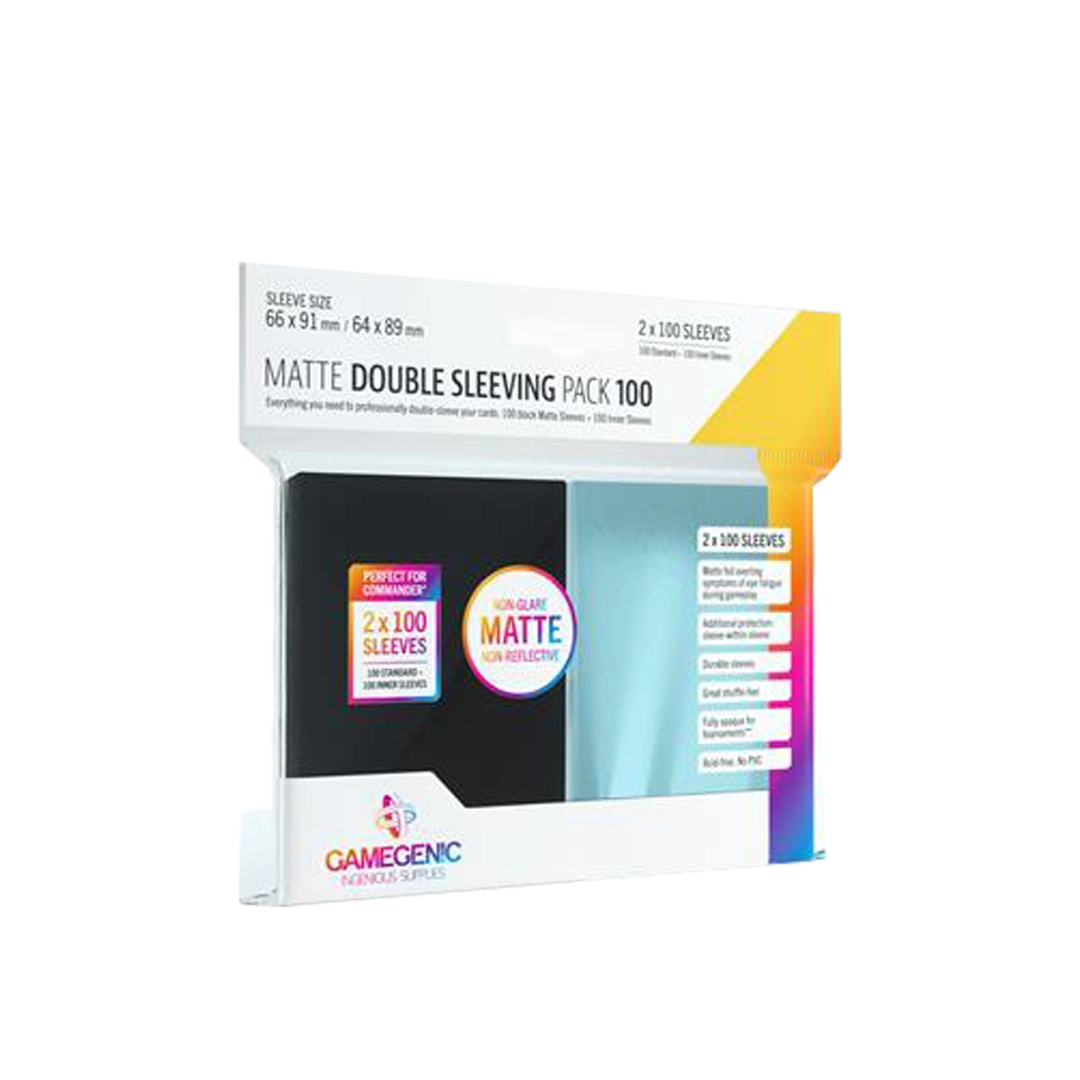 Gamegenic - Matte Sleeves Double Sleeving Pack - (100 Stück)