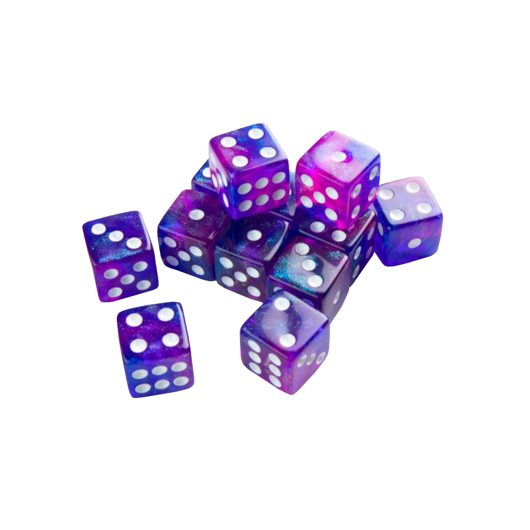 Gamegenic | RPG Dice Set | Galaxy Series Nebula D6 (12pc)