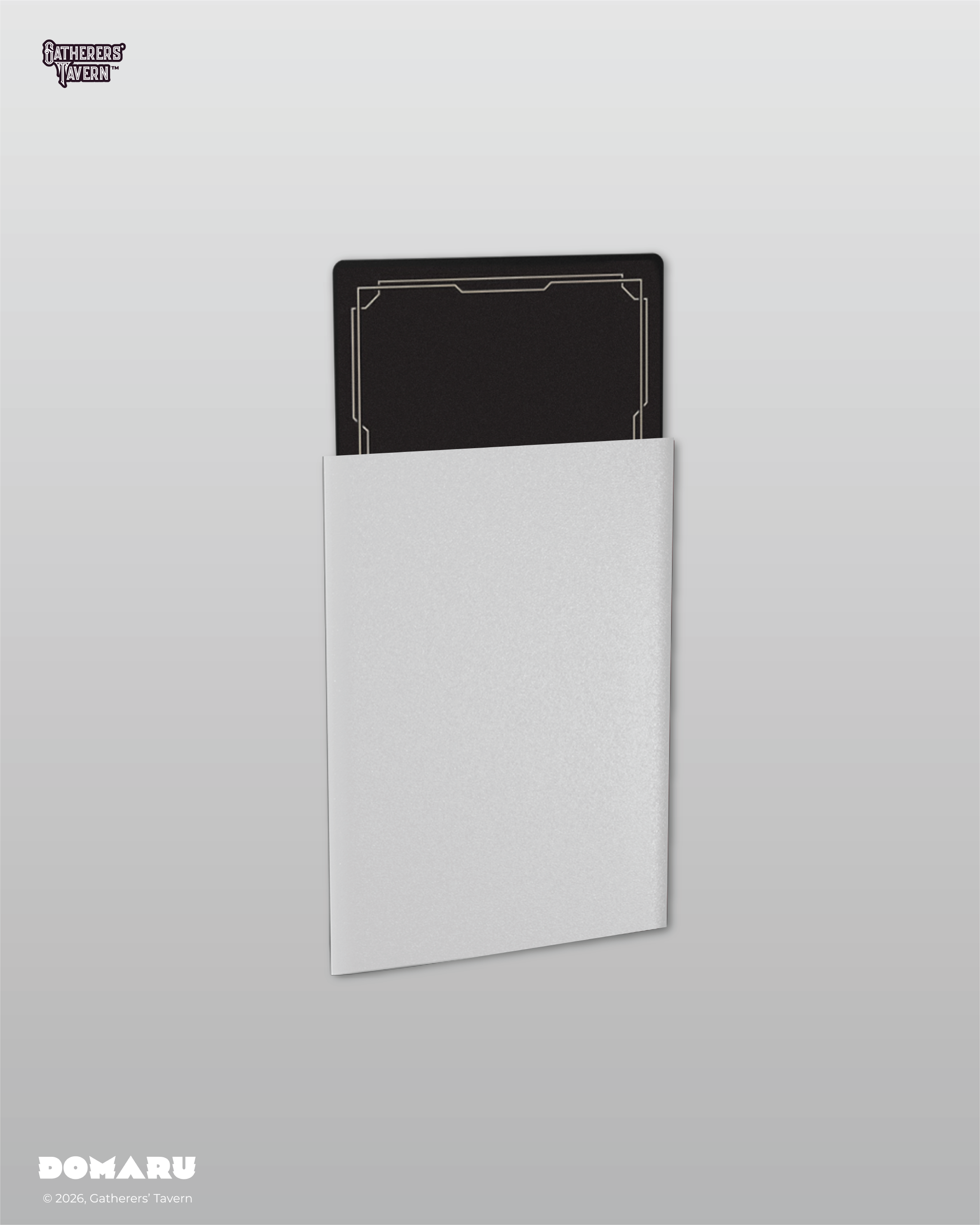 Gatherers' Tavern | Regular Fit Standard Sleeves Sanctum White | Domaru (100 Sleeves)