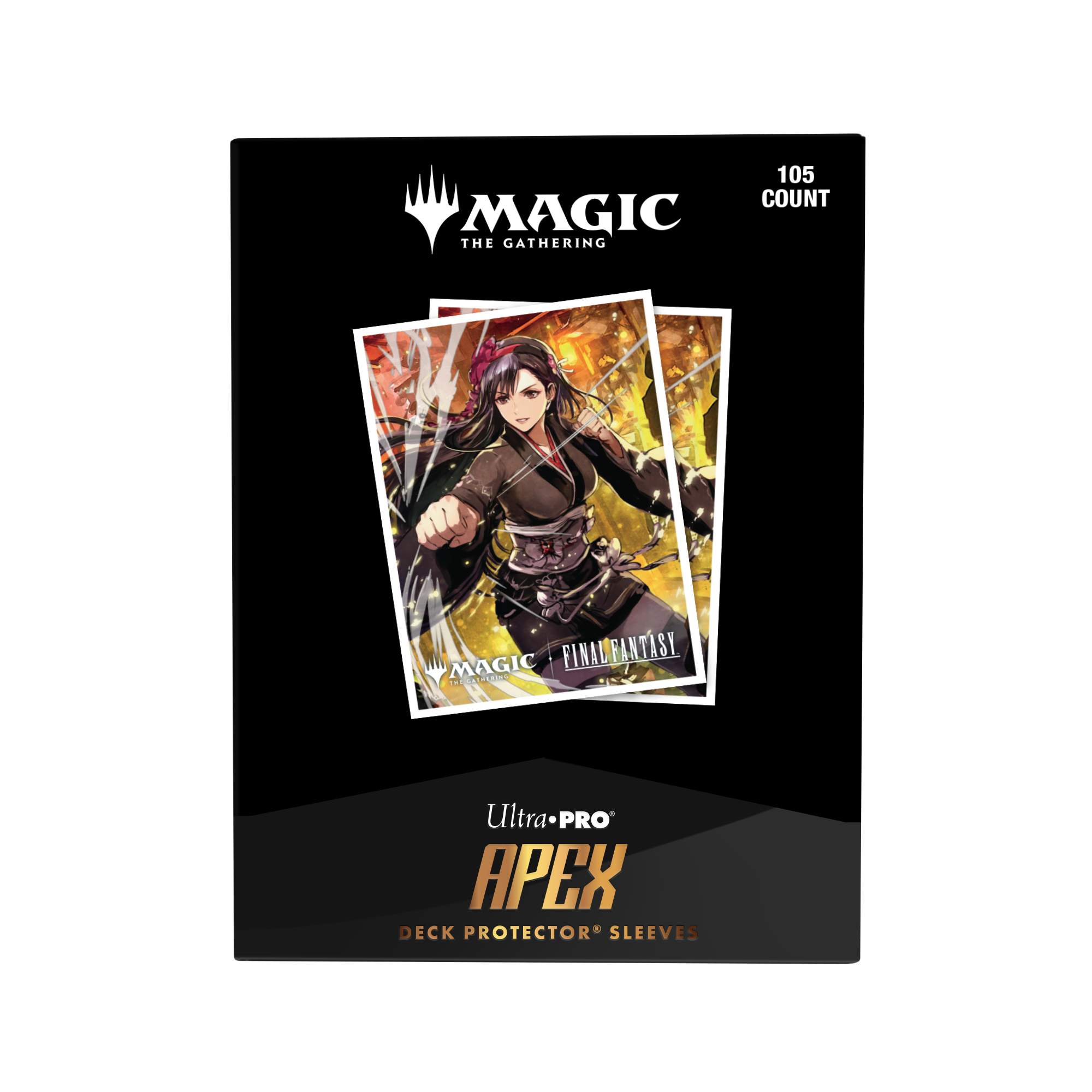 Ultra Pro | MTG - FINAL FANTASY - Tifa Lockhart | 105pcs APEX DECK PROTECTOR Sleeves
