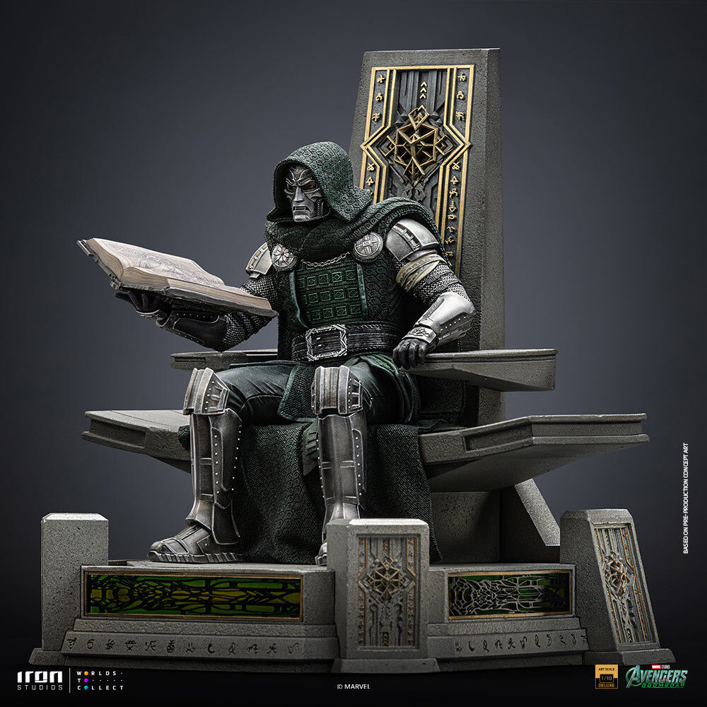 Iron Studios | Doctor Doom on Throne | Avengers: Doomsday - Deluxe Art Scale 1/10