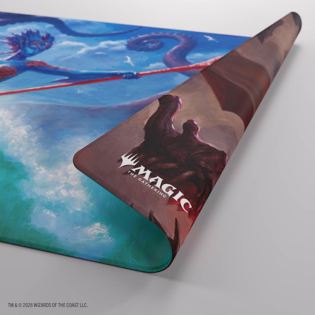 Gamegenic | MTG: Reality Fracture - Kiora of Salt and Sand/Kiora of Fire and Ashes | double-sided Playmat