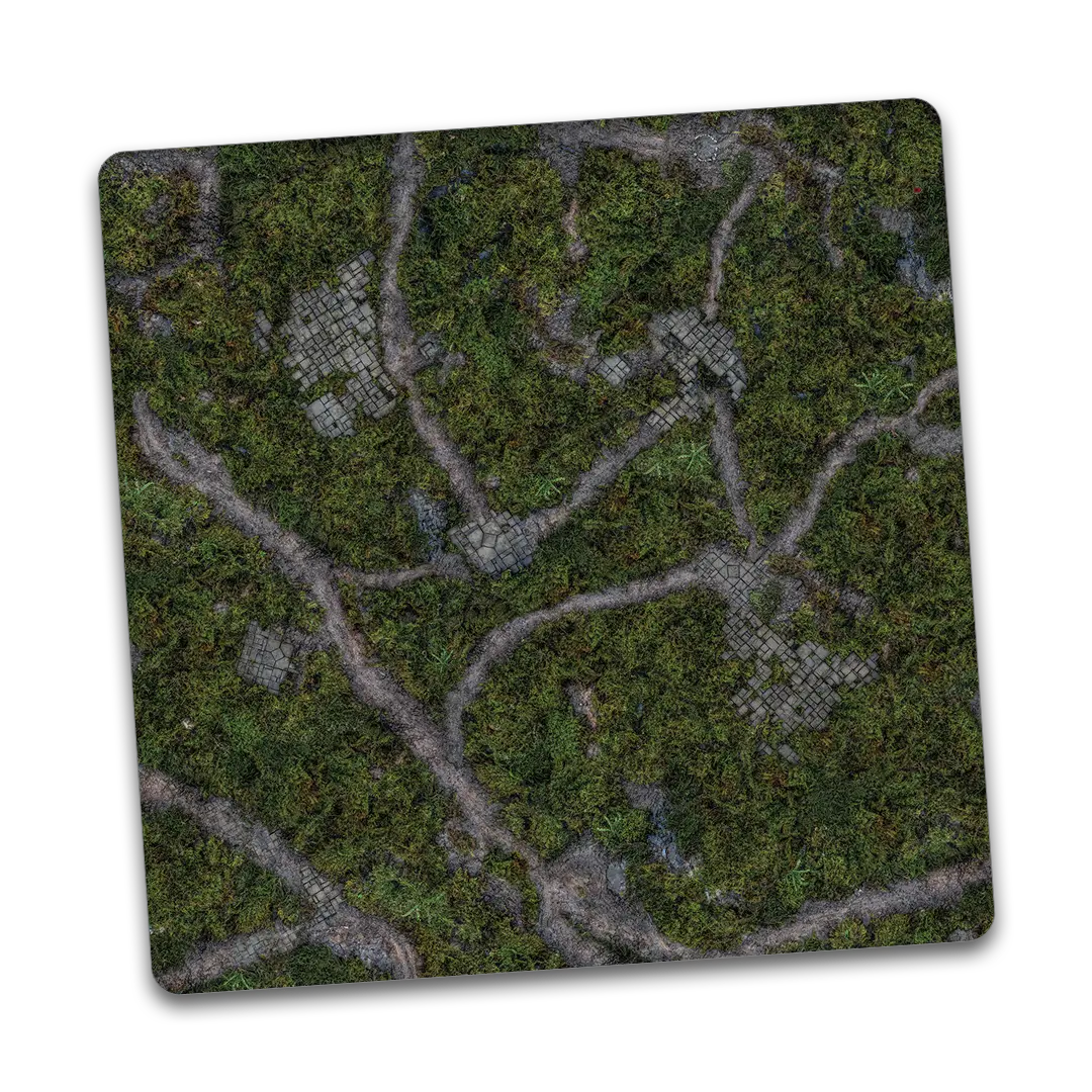 Kraken Wargames | Ancient Green | Tabletop Playmat (121x121cm)