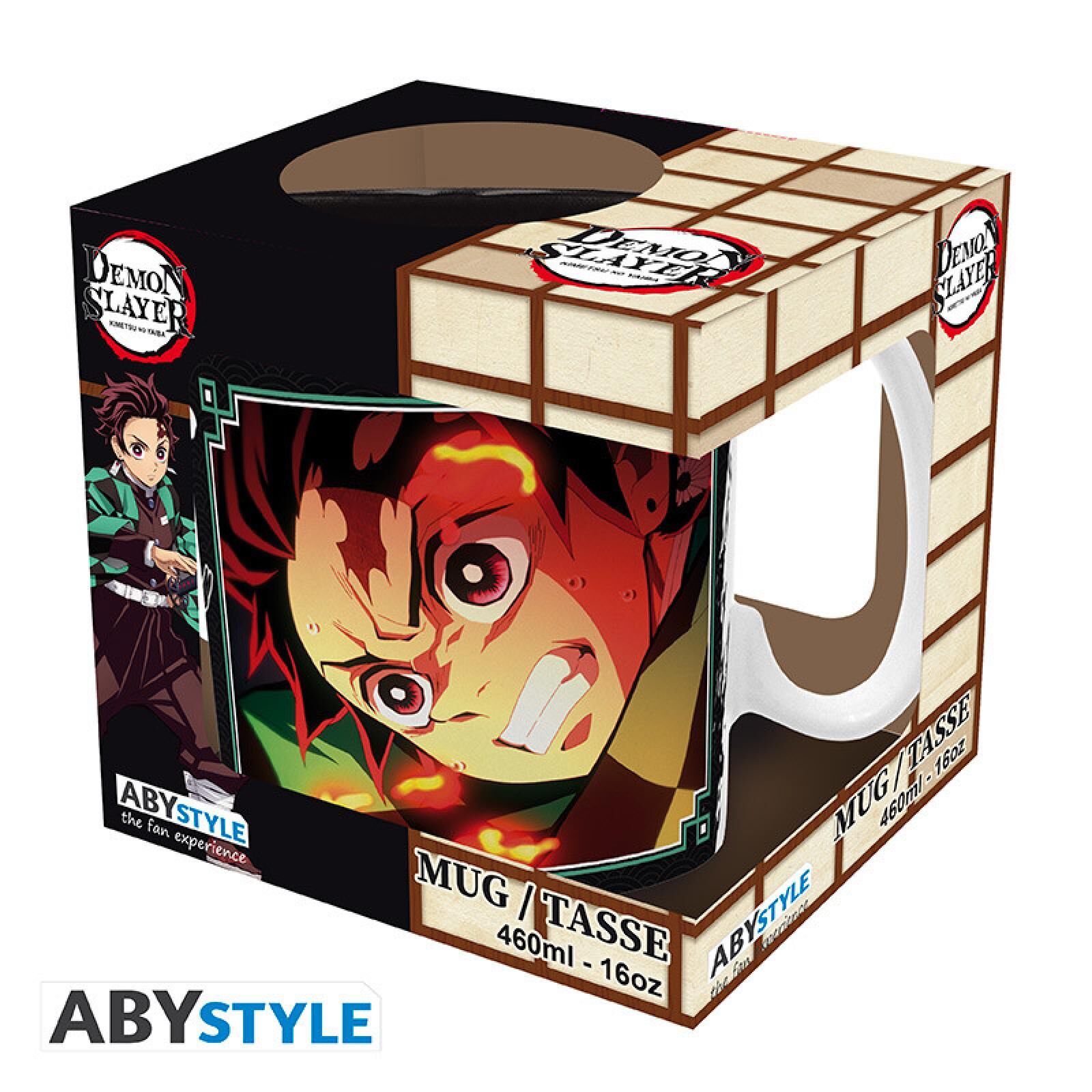 Abysse: Demon Slayer - Mug (460ml) ( Black & Green) - Tanjiro S2