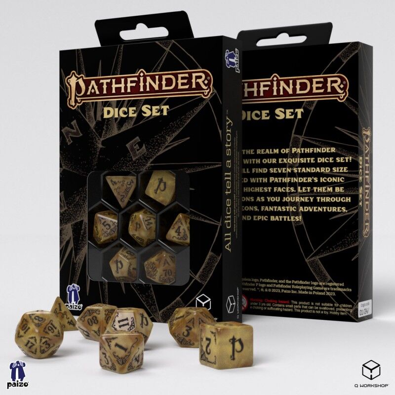 Q Workshop | Azlant | Pathfinder Dice Set