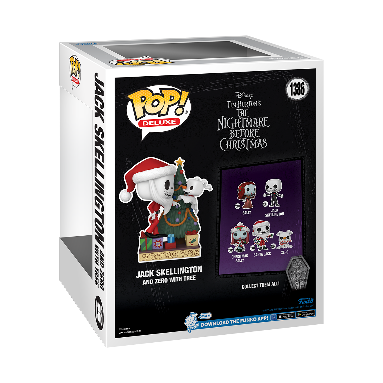 POP! Disney: Jack Skellington & Zero with Tree (30th Anniversary) - The Nightmare Before Christmas