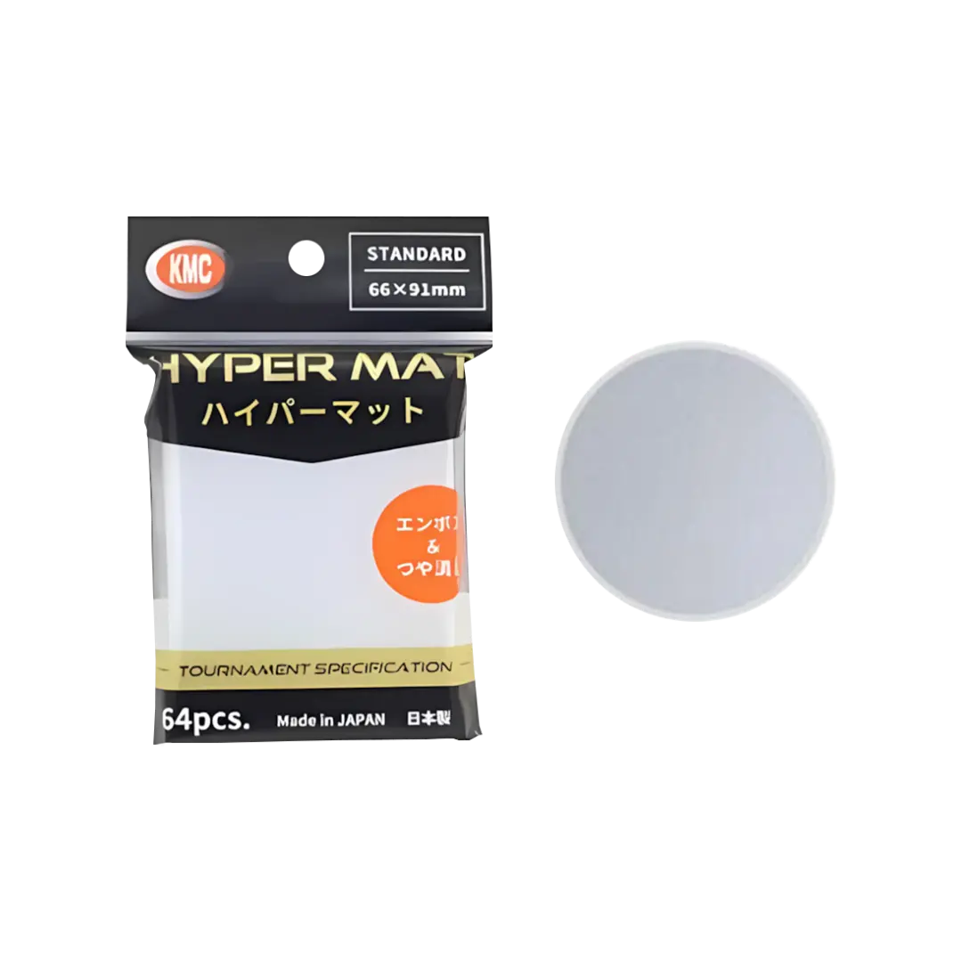 KMC | Standard Sleeves | Hyper Mat Transparent (64)