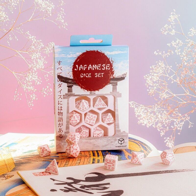 Q Workshop | Cherry Blossoms Petals | Japanese Dice Set