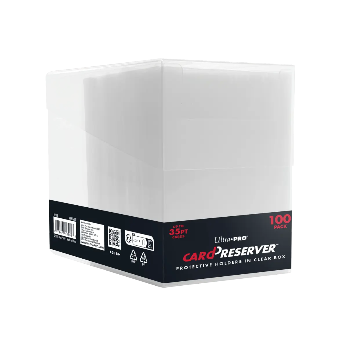 Ultra Pro: Card Preserver in Clear Box - 100ct