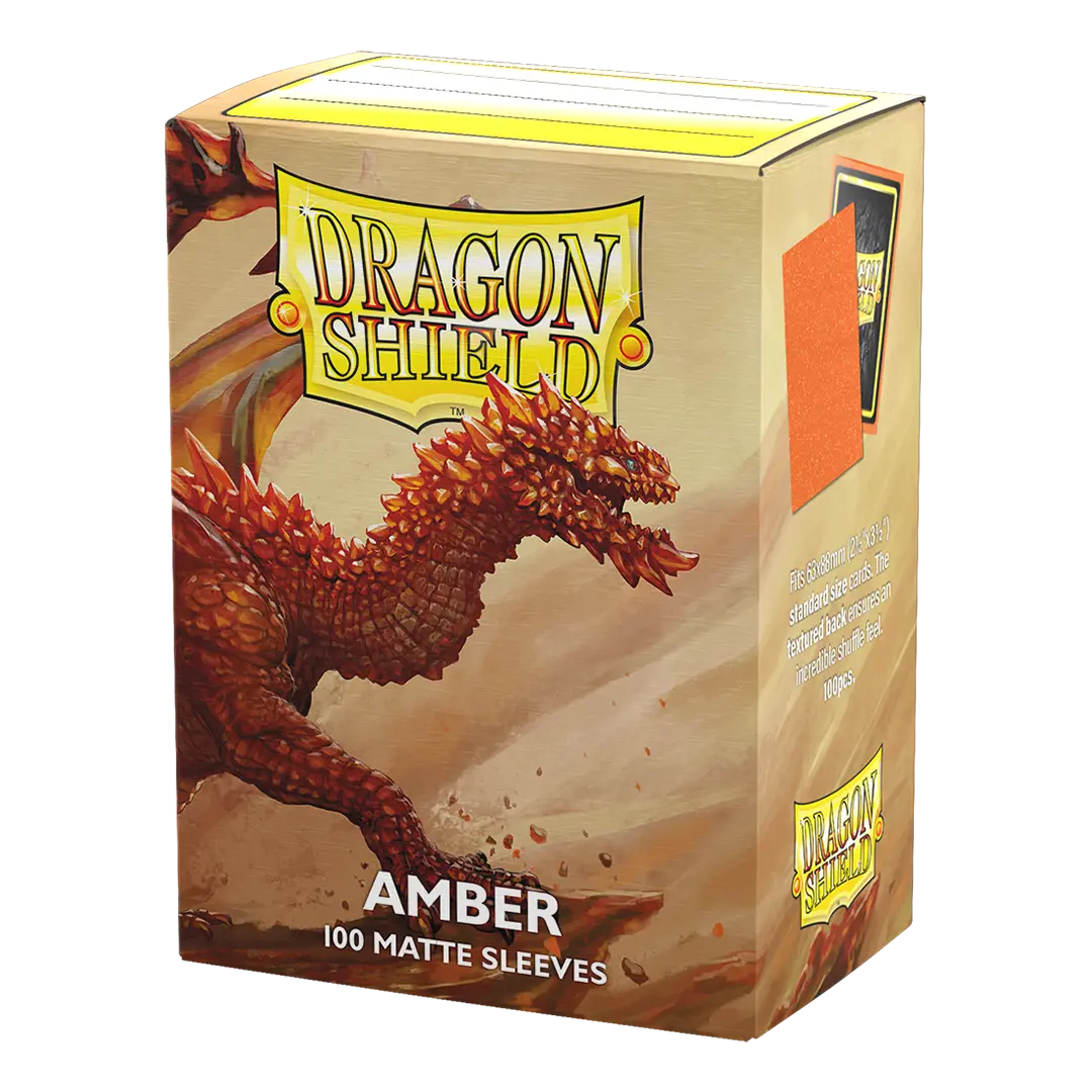 Dragon Shield: Amber - Matte Sleeves - Standard Size