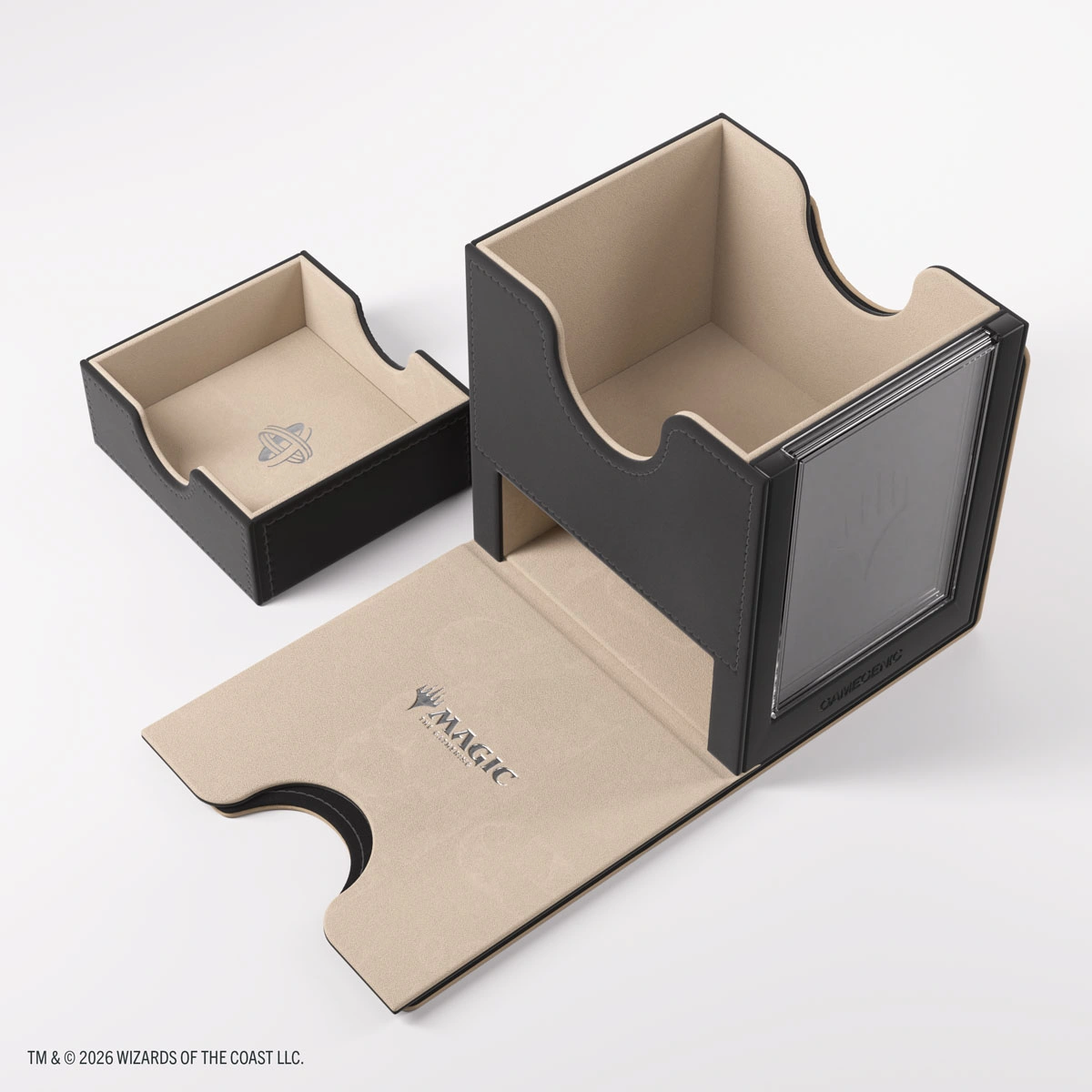 Gamegenic | Secrets of Strixhaven - Beige/Rot | Deckbox Sidekick Plus100+ XL