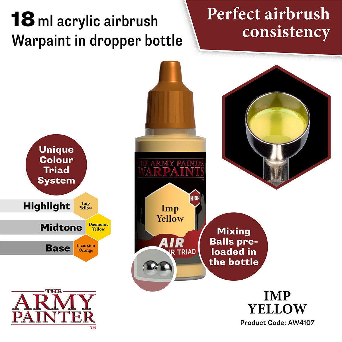 The Army Painter - Imp Yellow - Warpaints Air