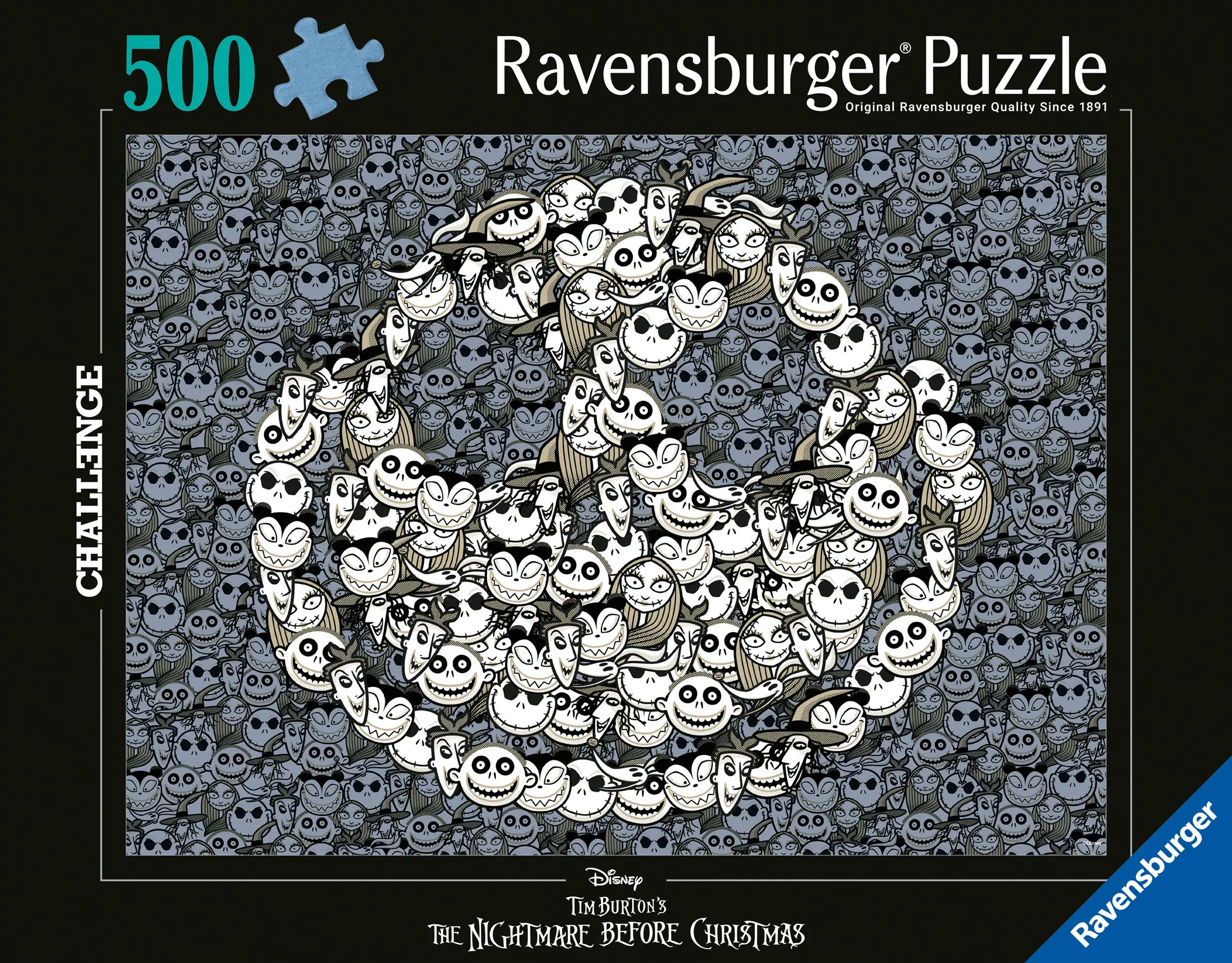 Ravensburger | The Nightmare Before Christmas King of Fright | 500 Teile Puzzle Challenge