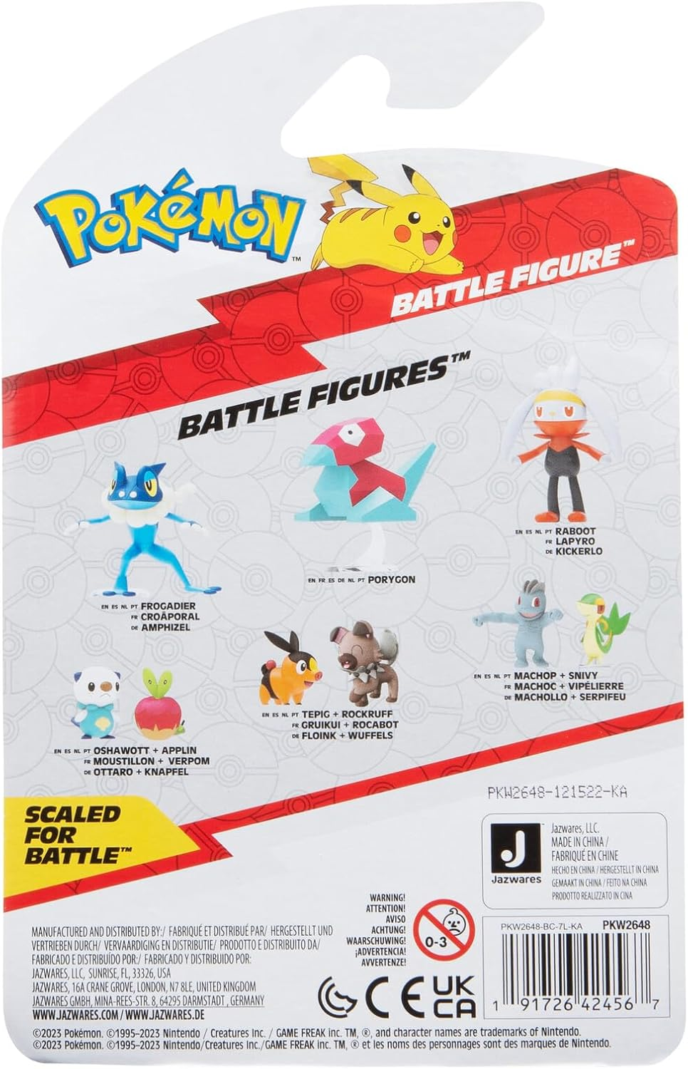 Shop: JAZWARES | Pokémon Battle Figure Pack | Frogadier W14