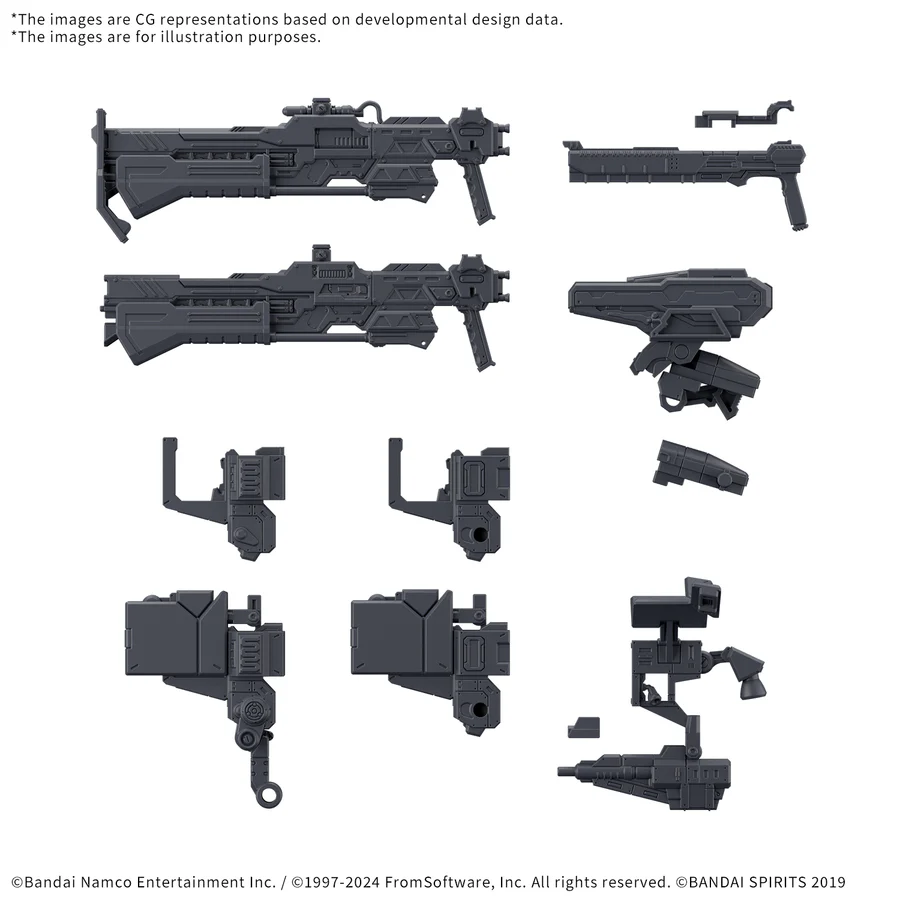 Bandai: Option Parts Set Armored Core VI Fires of Rubicon Weapon Set 03 – 30 Minutes Missions