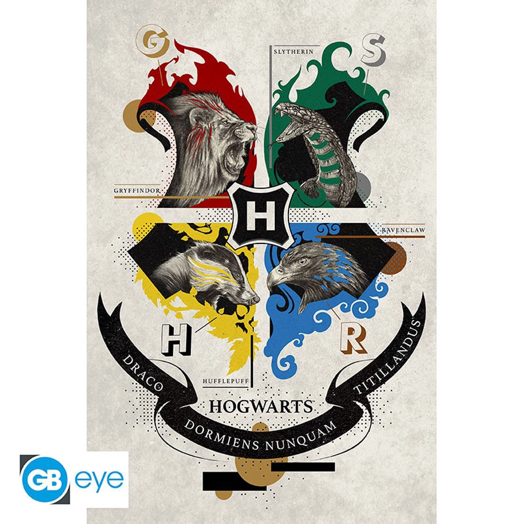 Abysse: Harry Potter - Maxi Poster (91,5 x 61cm) - Animal Crest