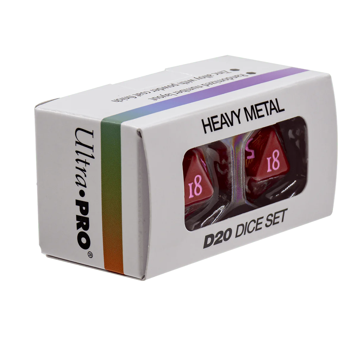 Ultra Pro: Vivid Heavy Metal Dice - Red