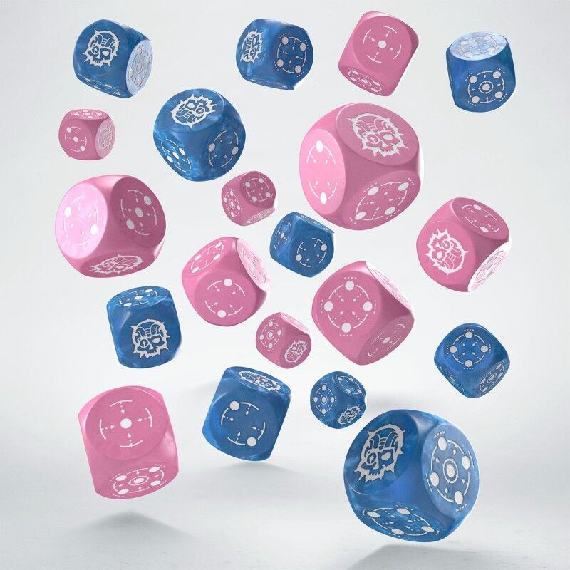 Q Workshop | Blue & Pink | Crosshairs Compact D6
