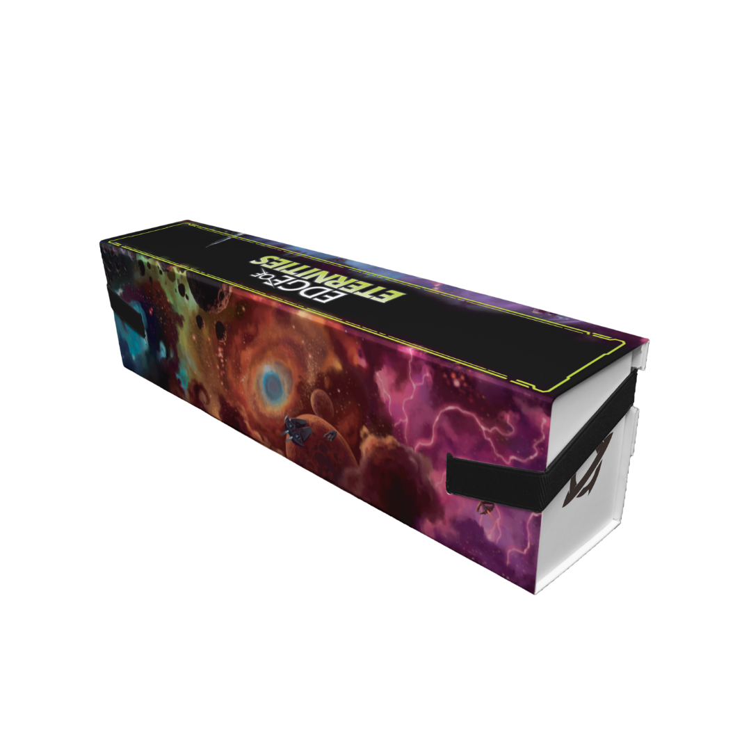 Ultra Pro - Edge of Eternities - Nebula Space Station - 500+ Flat Pack Storage Box for Magic: The Gathering