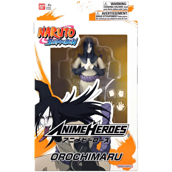 Bandai Toys | Anime Heroes - Naruto Shippuden Assortment (6 Stk) (17cm) | Naruto Shippuden