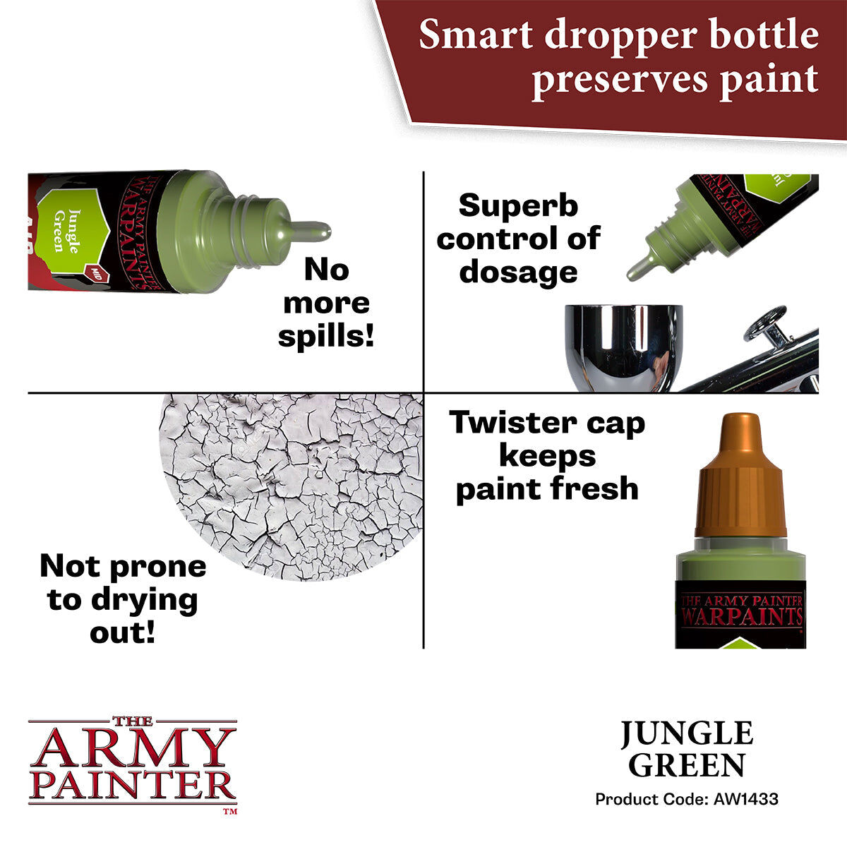 The Army Painter - Jungle Green - Warpaints Air