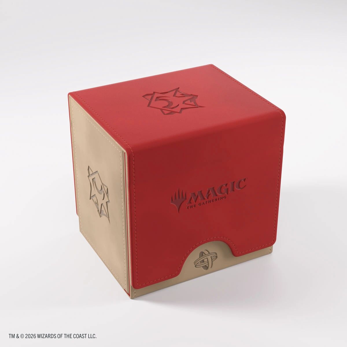 Gamegenic | Secrets of Strixhaven - Lorehold - Beige/Rot | Deckbox Sidekick Pro 100+ XL