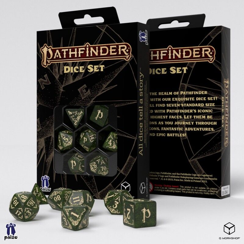Q Workshop | Arcadia | Pathfinder Dice Set