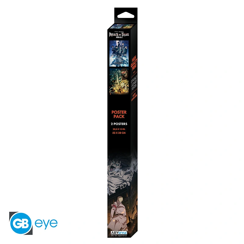 Abysse: Attack on Titan - Chibi Set 2 Poster (52 x 38cm) - Set 2