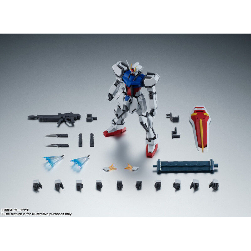 Tamashii Nations | GAT X105 Strike Gundam (Version A.N.I.M.E.) The Robot Spirits (13cm) | Gundam