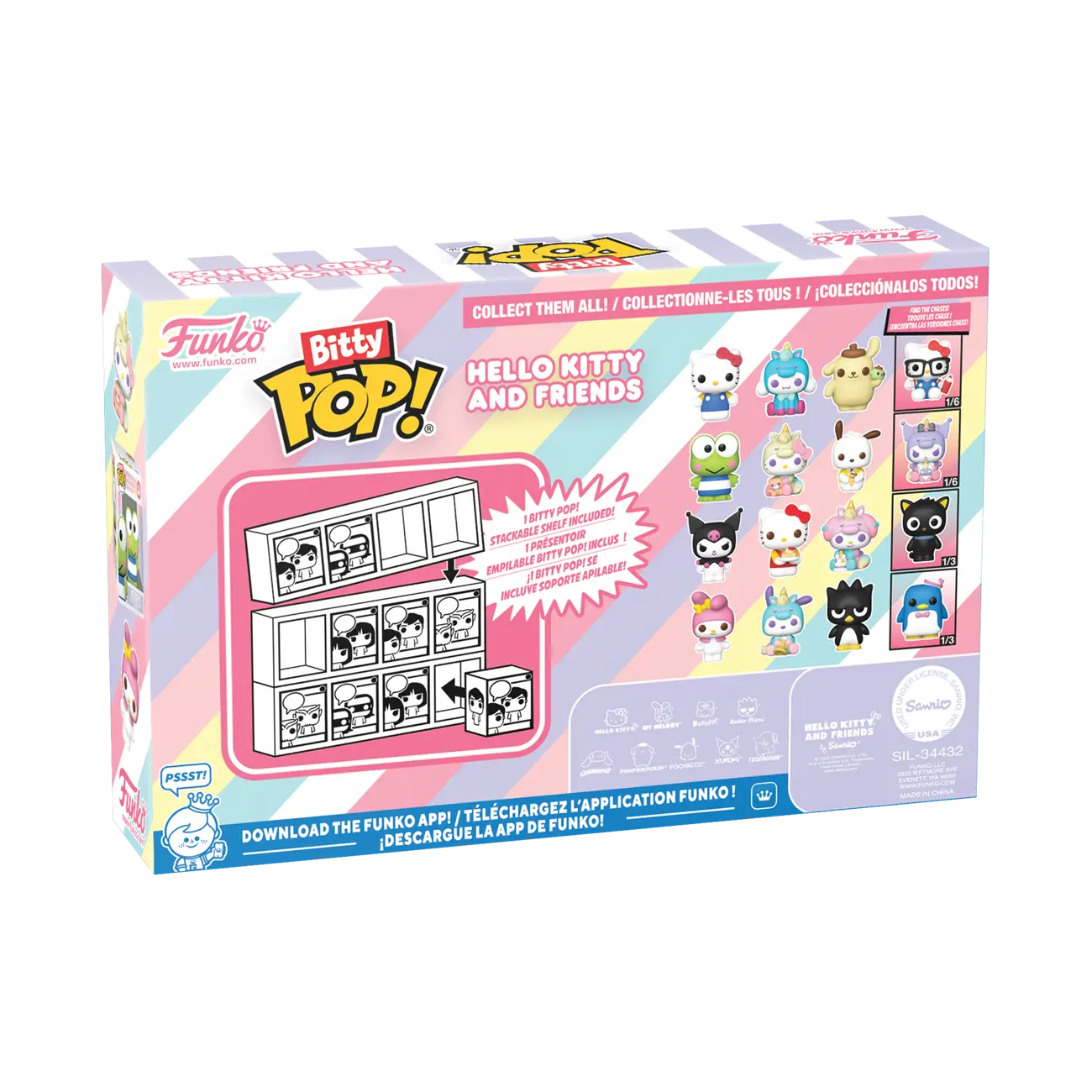 Bitty POP: Hello Kitty and Friends - 4-Pack Series 1