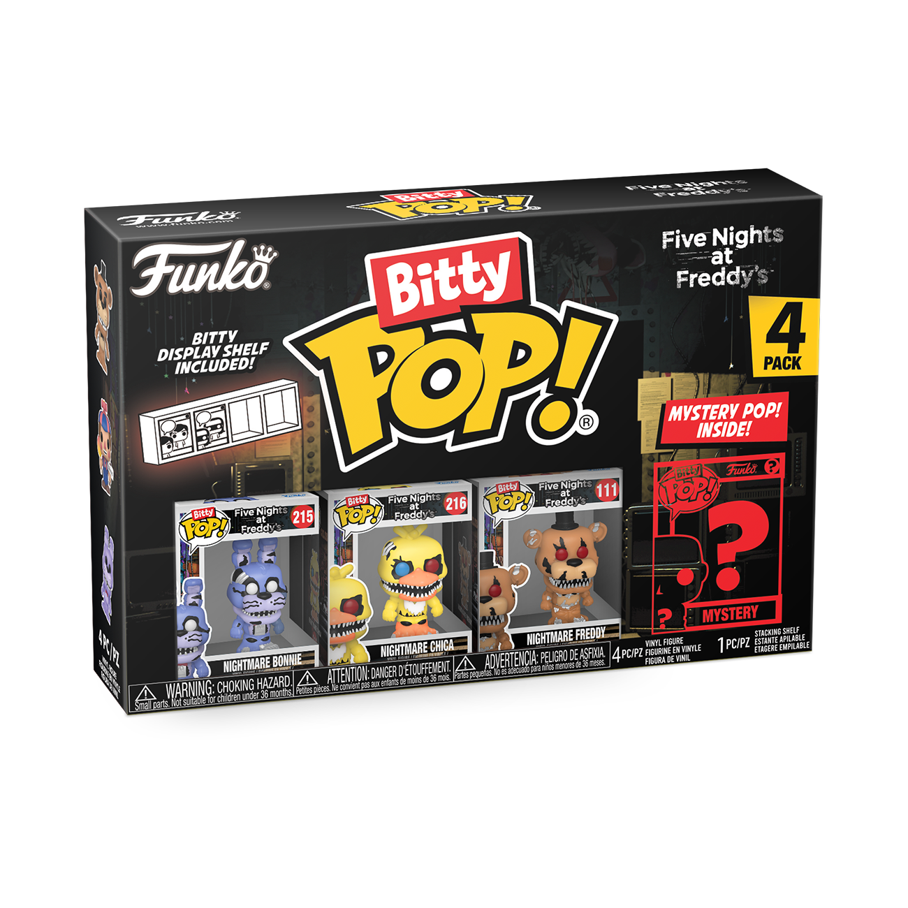 Bitty POP! 4-Pack | Nightmare Bonnie | Five Nights at Freddy´s