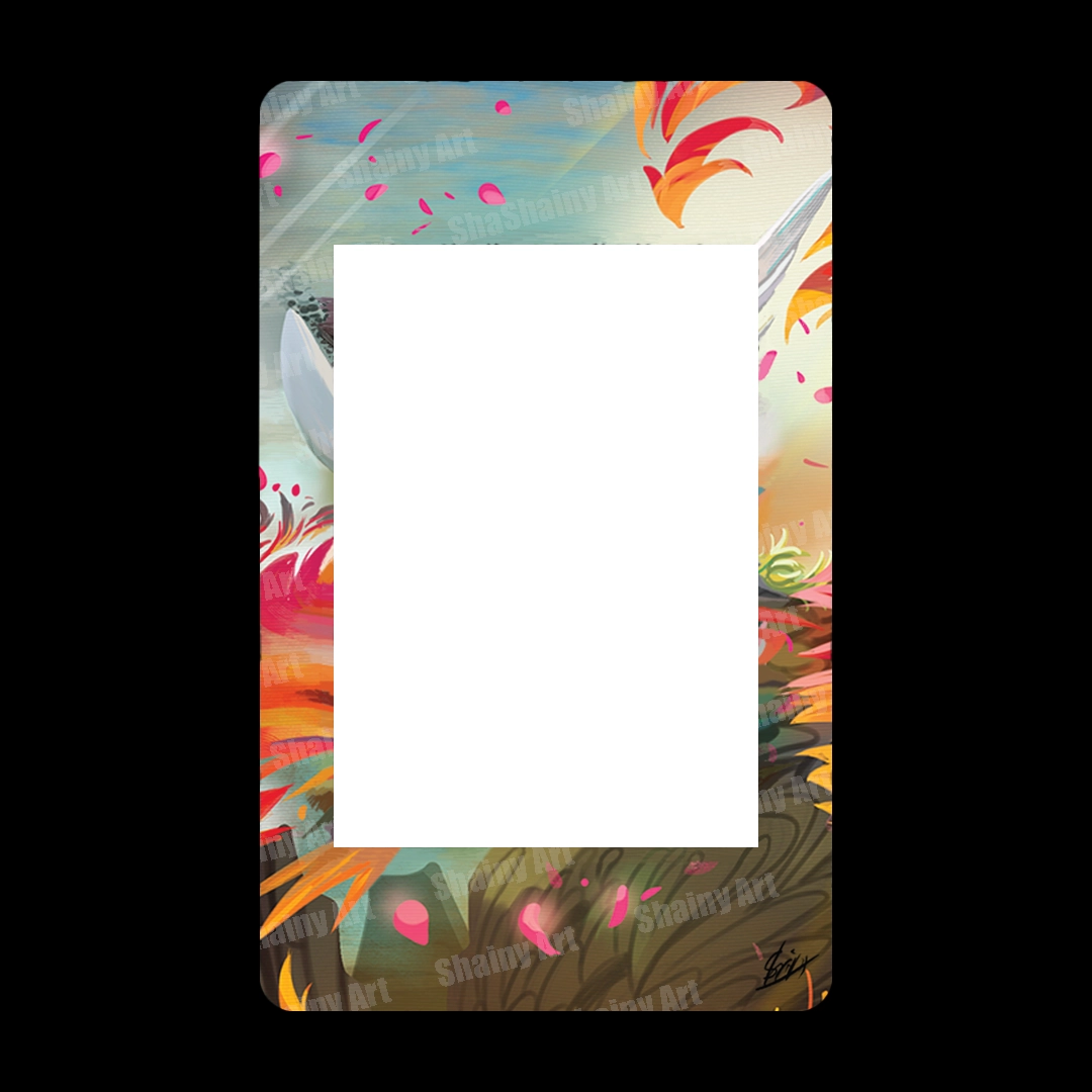 Blossom | Reshiram ex | Extended Art Acryl Case für Pokémon