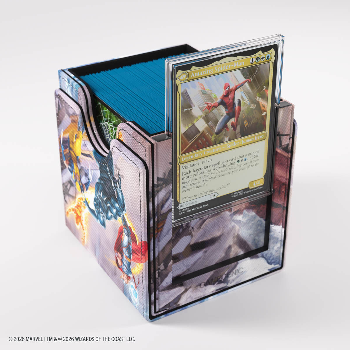 Gamegenic | Marvel Super Heroes - Marvel Super Heroes | Deckbox Sidekick PRO 100+ XL