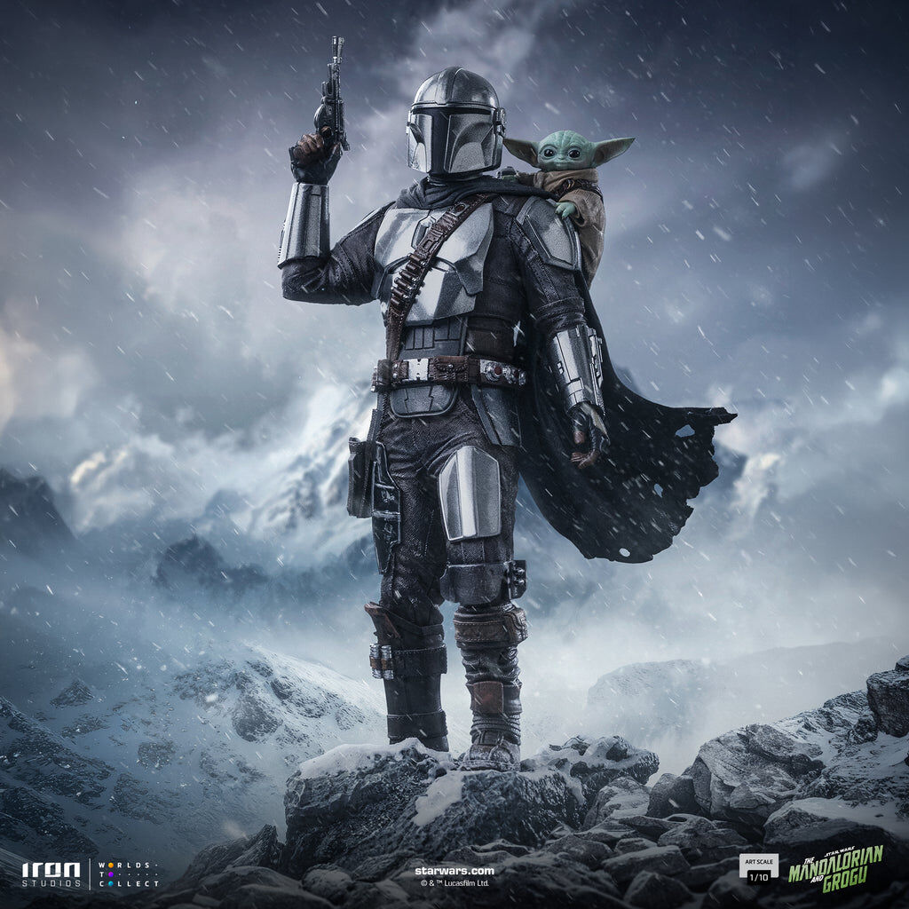 Iron Studios | The Mandalorian and Grogu | Mandalorian and Grogu Movie Art Scale 1/10