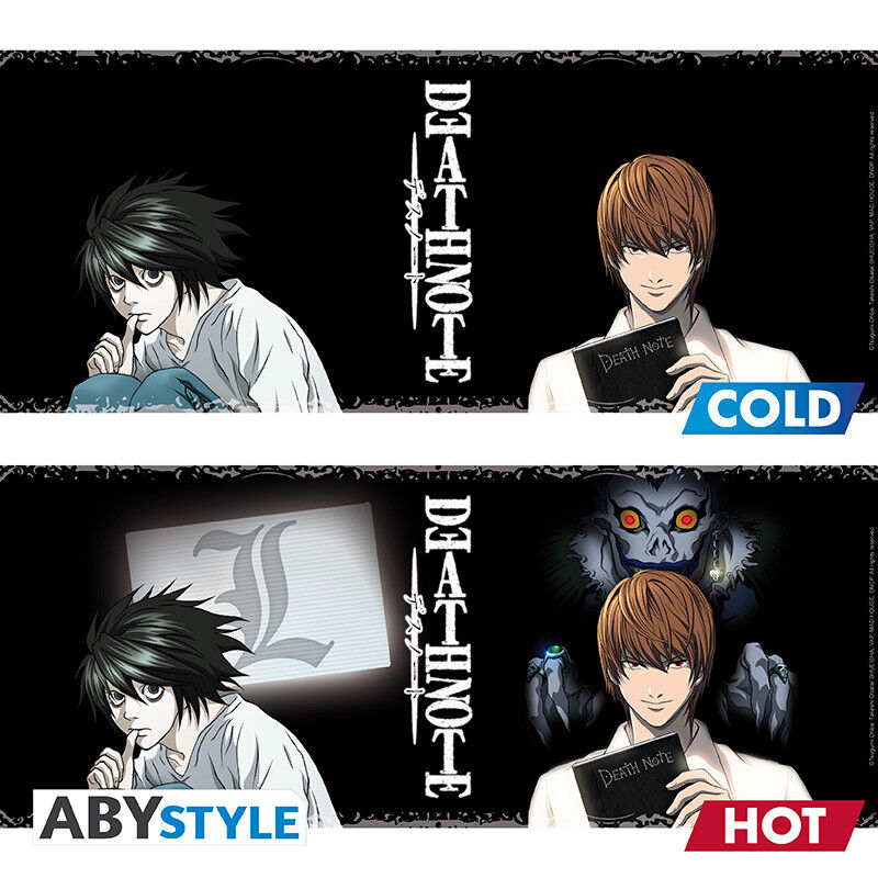 Abysse: Death Note - Mug Heat Change (460ml) - Kira & L