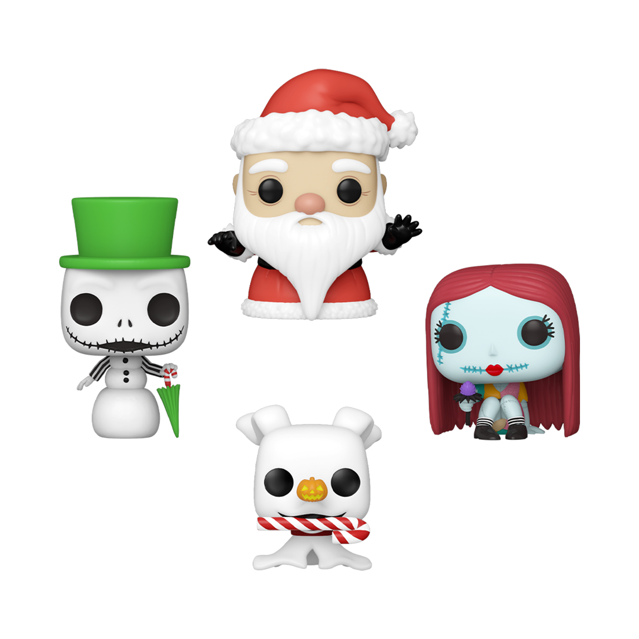 Pocket POP!: The Nightmare Before Christmas Holiday 4PK - Disney