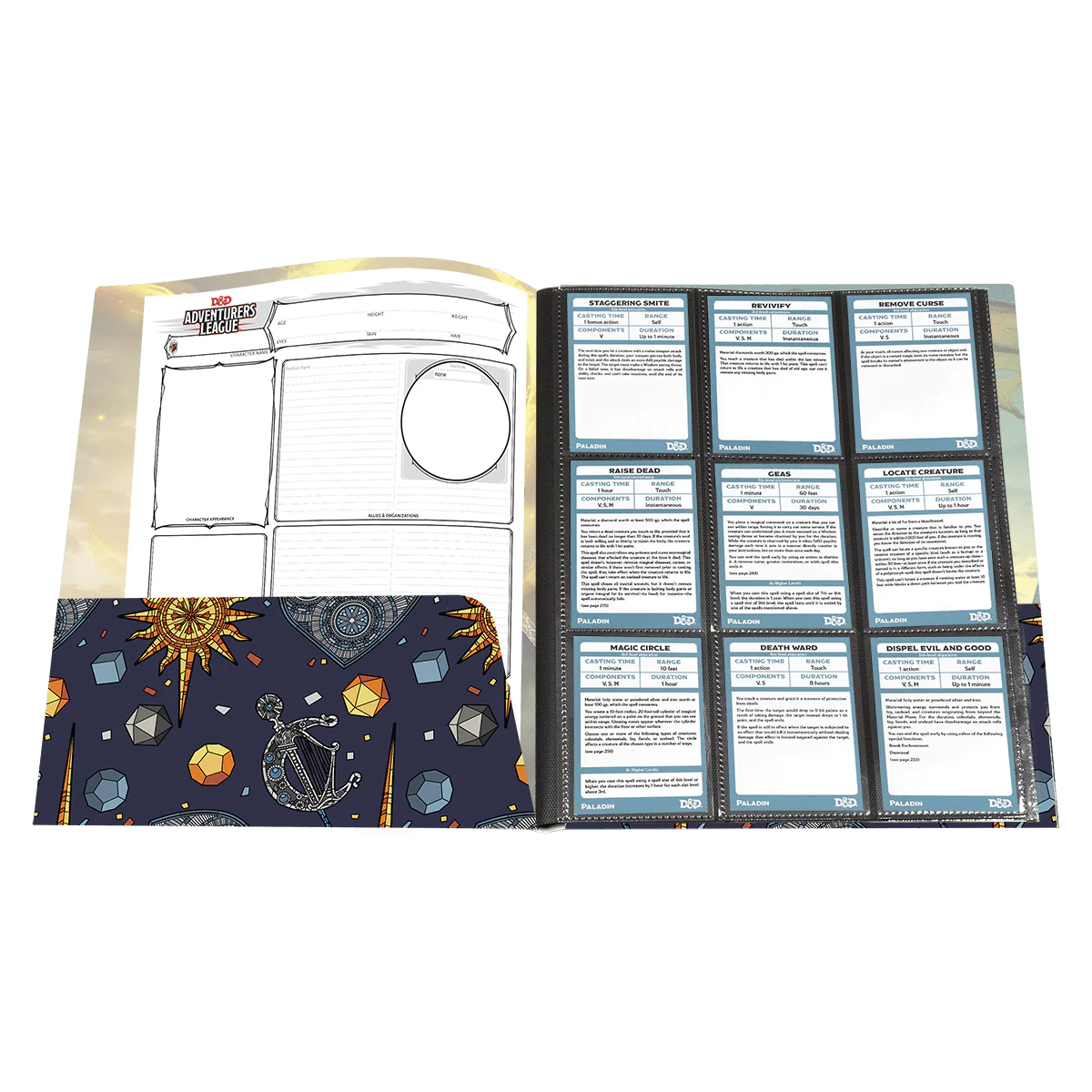 Ultra Pro: Character Folio with Stickers Featuring - Regé-Jean Page for Dungeons & Dragons: Honor Among Thieves