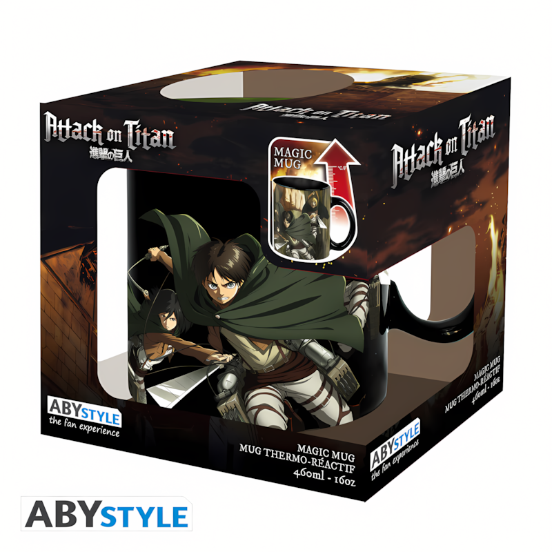 Abysse: Attack On Titan - Mug Heat Change 460ml - Titan S3