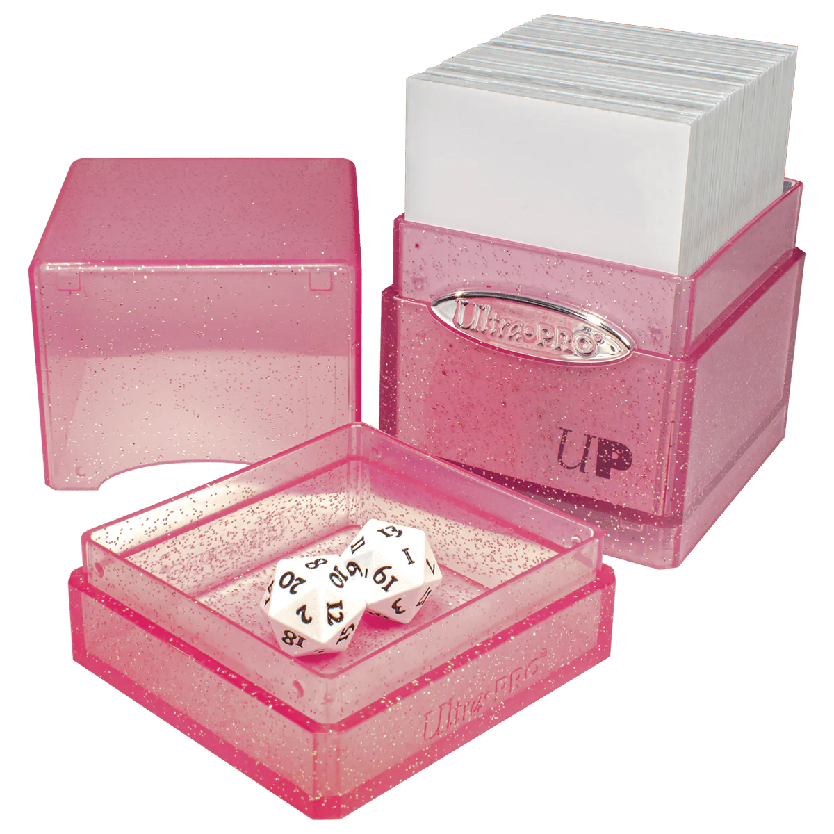 Ultra Pro - Satin Tower - Glitter Pink